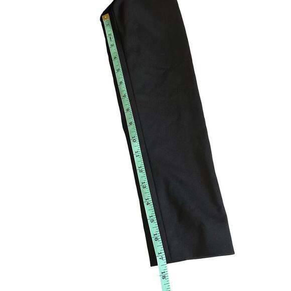 Alice + Olivia Classics Jerri Open-Front Collarless Blazer Size US 10 Black - Picture 13 of 14